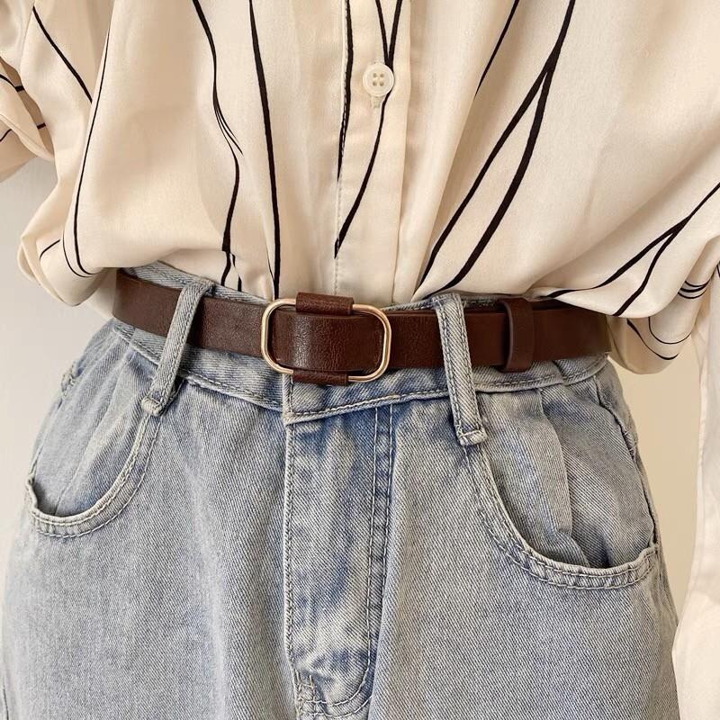 【RENA小舖 台灣現貨每天出】｜自由可調節👌｜無孔腰帶_復古/日系/簡約/ins風/腰帶/配件【R21374】-細節圖3