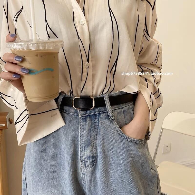 【RENA小舖 台灣現貨每天出】｜自由可調節👌｜無孔腰帶_復古/日系/簡約/ins風/腰帶/配件【R21374】-細節圖5