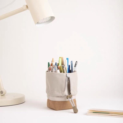 《小津制》Bucket+站立式大容量筆袋 多功能收納包|工作室手工製作 收納袋 全開口筆袋 設計師 繪圖師專用