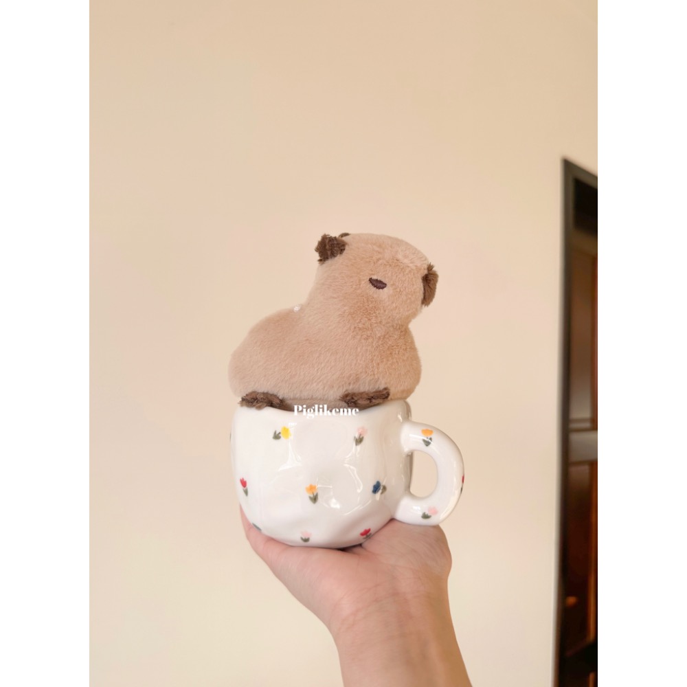 𝖯𝗂𝗀𝗅𝗂𝗄𝖾𝗆𝖾 |肥肥水豚吊飾 卡比巴拉Capybara可愛毛茸茸水豚 誰沒不就送他一隻😆-細節圖2