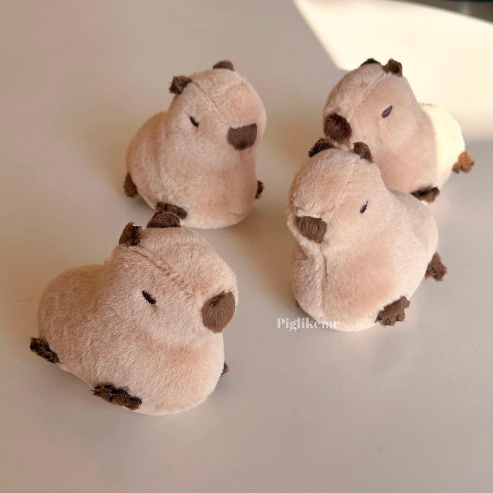 𝖯𝗂𝗀𝗅𝗂𝗄𝖾𝗆𝖾 |肥肥水豚吊飾 卡比巴拉Capybara可愛毛茸茸水豚 誰沒不就送他一隻😆-細節圖7