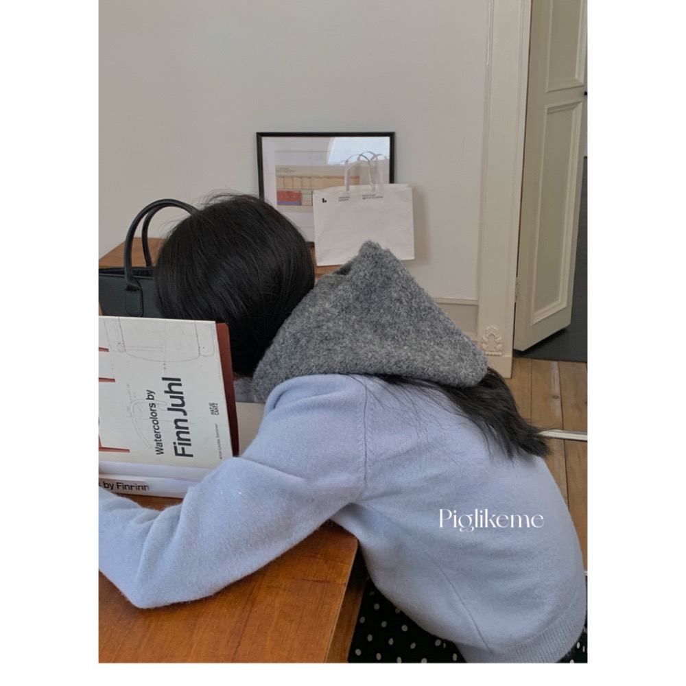 ￼Piglikeme | 現貨+預購📦韓國最流行的穿搭必備單品針織帽 巴拉克拉法帽 毛帽 帽子 保暖帽-細節圖2