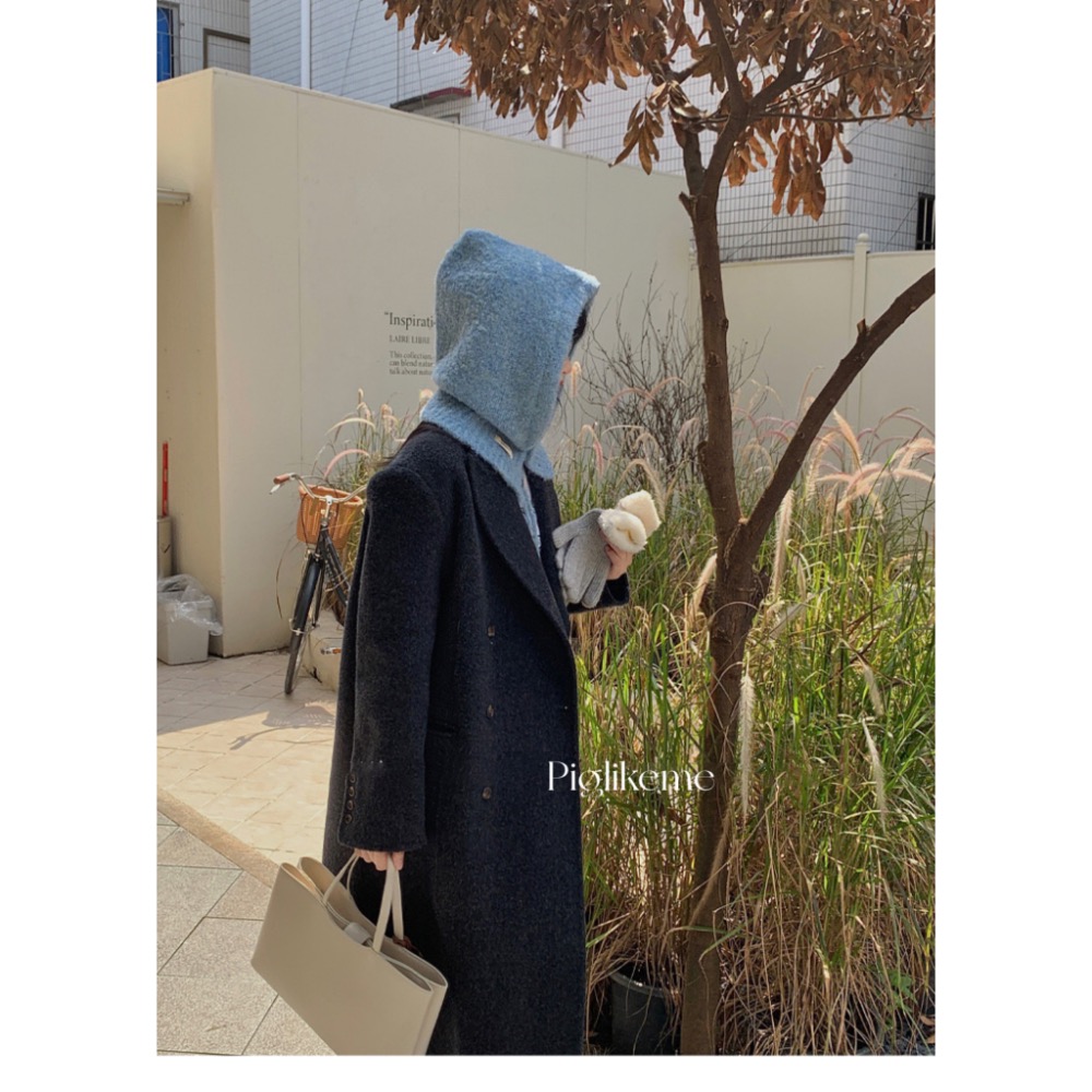 ￼Piglikeme | 現貨+預購📦韓國最流行的穿搭必備單品針織帽 巴拉克拉法帽 毛帽 帽子 保暖帽-細節圖3