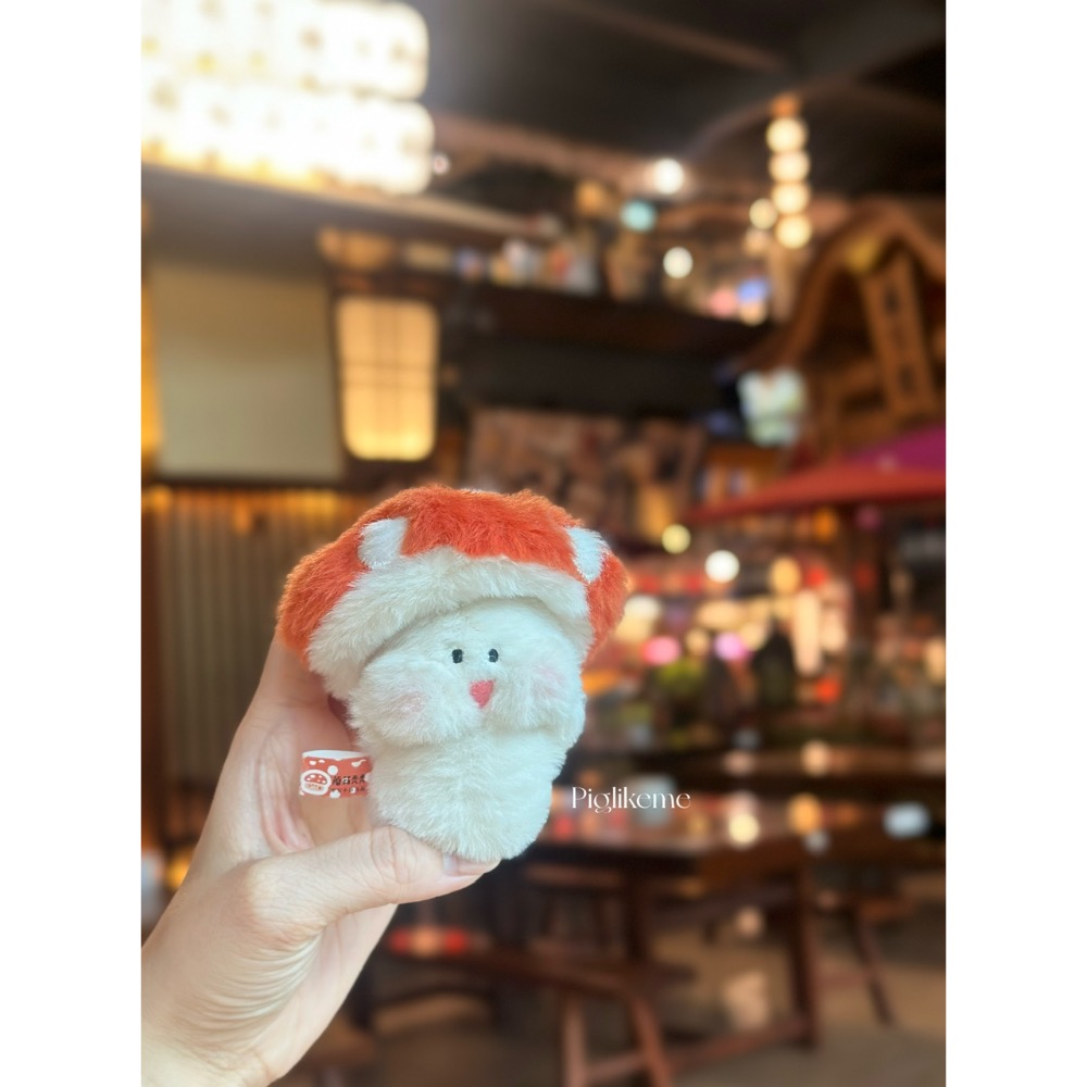 Piglikeme | 超可愛的小蘑菇禿禿 帽子可脱的掌心小可愛吊飾-細節圖5