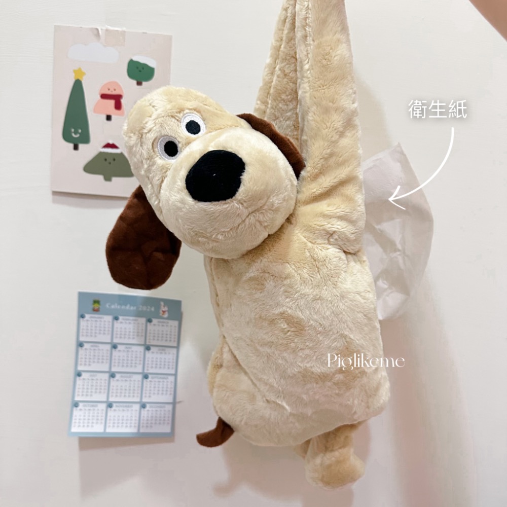 𝖯𝗂𝗀𝗅𝗂𝗄𝖾𝗆𝖾 |掌門狗Wallace&Gromit韓國酷狗衛生紙套 車用衛生紙套 長形衛生紙🆗-細節圖7