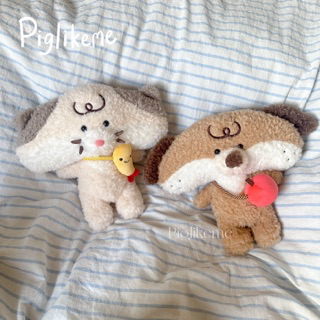 Piglikeme |現貨+預購📦 吃胖了嗎～? 包包臉的小動物陪睡娃娃! 可愛抱枕 超軟安撫睡覺娃娃生日禮物-細節圖4