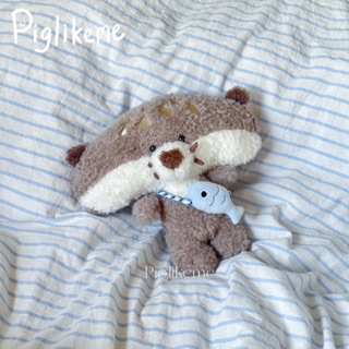Piglikeme |現貨+預購📦 吃胖了嗎～? 包包臉的小動物陪睡娃娃! 可愛抱枕 超軟安撫睡覺娃娃生日禮物-細節圖6