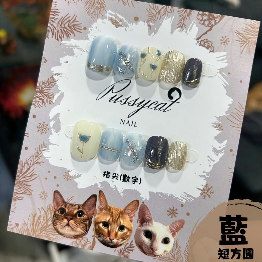 鬱金香②【台灣現貨實拍】純手工美甲片｜手工穿戴甲-規格圖4