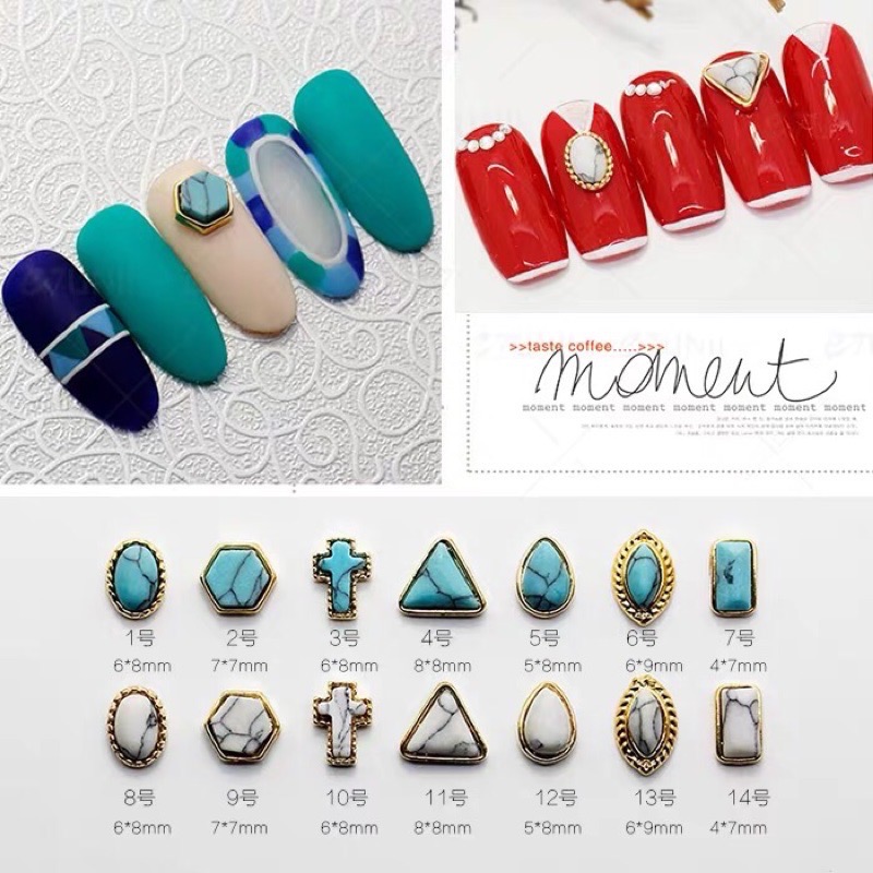 53-1 大理石紋金屬邊框 美甲飾品 美甲材料 美甲工具 美甲 美甲鑽飾 美甲用品 嬡萊美甲 艾薇 樂芙 joyslu-細節圖2