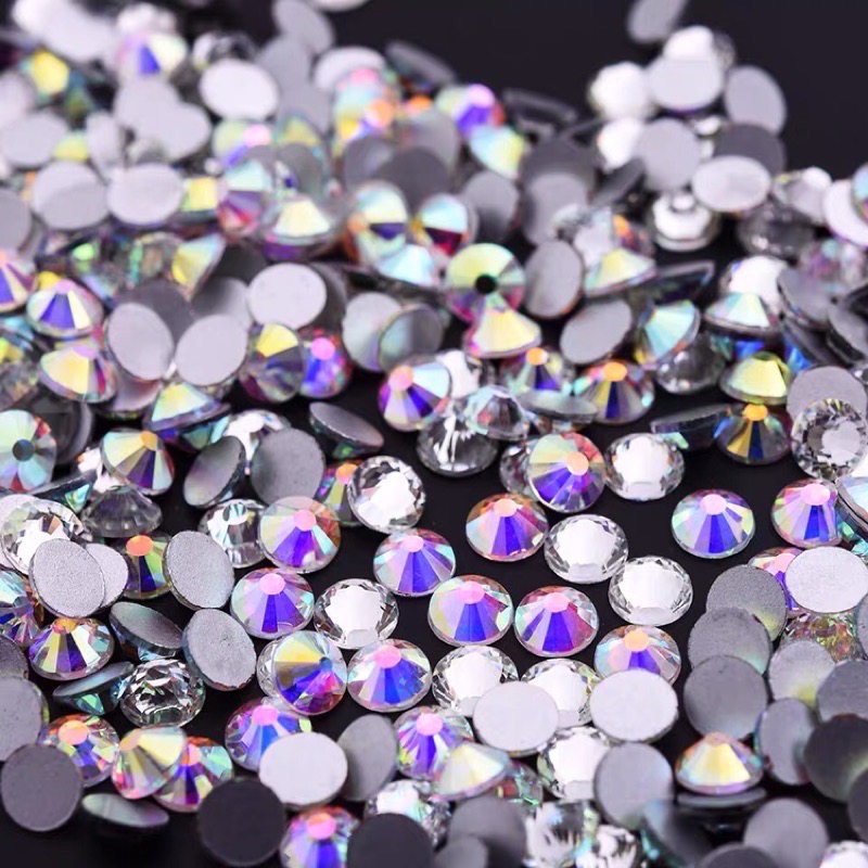 64 透明AB水鑽 平底水鑽 美甲飾品 美甲材料 美甲工具 美甲 美甲鑽飾 美甲用品 嬡萊美甲 艾薇 樂芙 joyslu-細節圖3