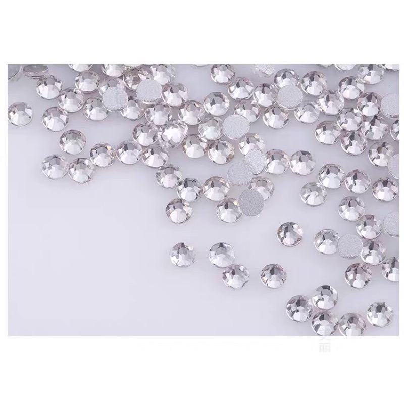 64 透明AB水鑽 平底水鑽 美甲飾品 美甲材料 美甲工具 美甲 美甲鑽飾 美甲用品 嬡萊美甲 艾薇 樂芙 joyslu-細節圖4