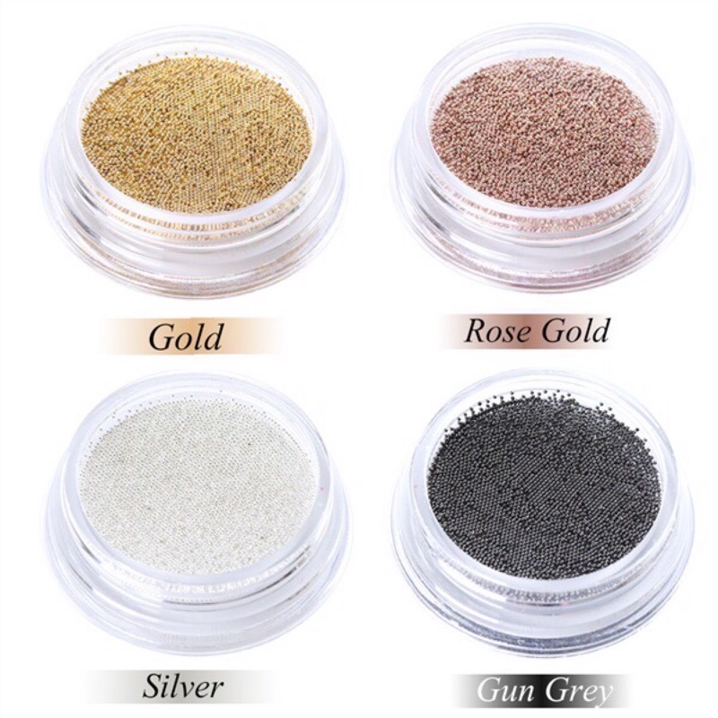 57-2 極小0.4👍金屬圓形小鋼珠 電鍍珠 美甲飾品 美甲材料 美甲工具 美甲 美甲鑽飾 美甲用品 嬡萊美甲 艾薇-細節圖2