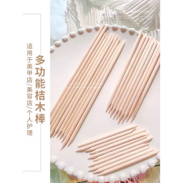 美甲 【櫸木棒】多功能 橘木棒 死皮推 點鑽工具 木推棒 櫸木棒 木籤  美甲工具 桔木棒 點鑽 黏鑽-細節圖3