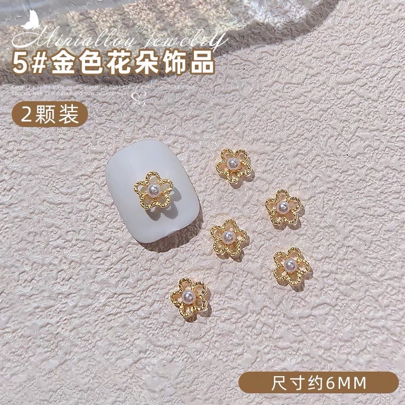 84-14 蝴蝶結鏤空 花朵鏤空 輕奢鑽 迷你合金 卡妞-細節圖3