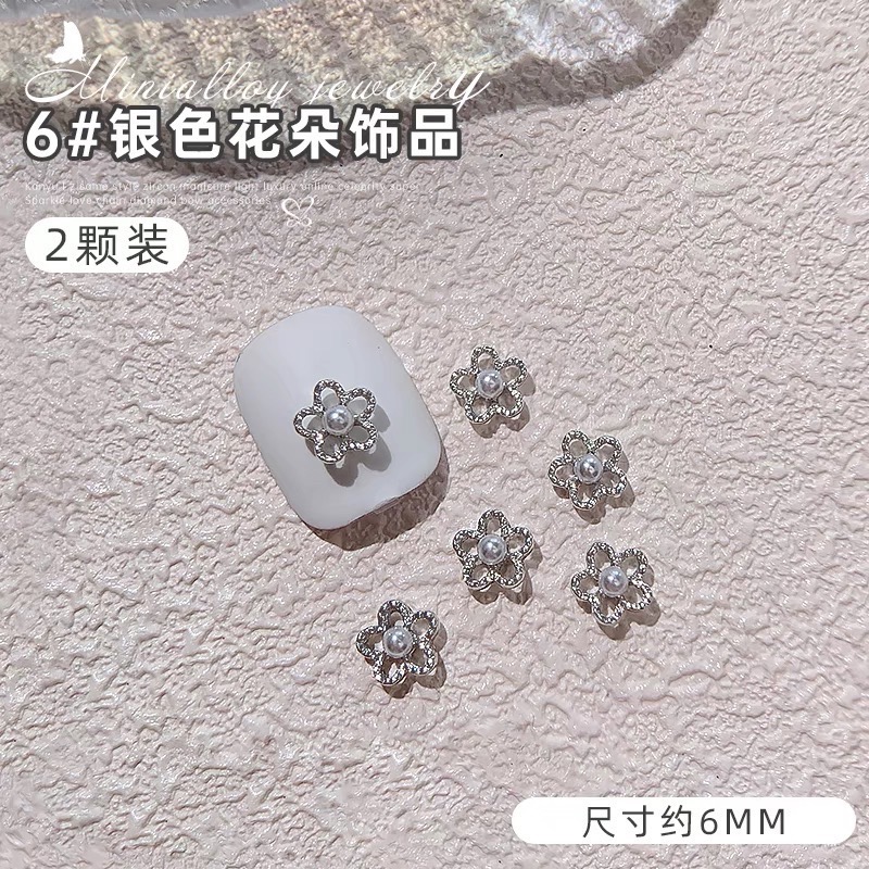 84-14 蝴蝶結鏤空 花朵鏤空 輕奢鑽 迷你合金 卡妞-細節圖4