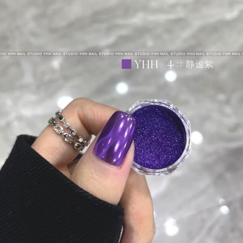 66-17 櫻禾 YHH 彩色鏡面粉 絲綢粉 魔鏡粉 鏡面粉-細節圖2