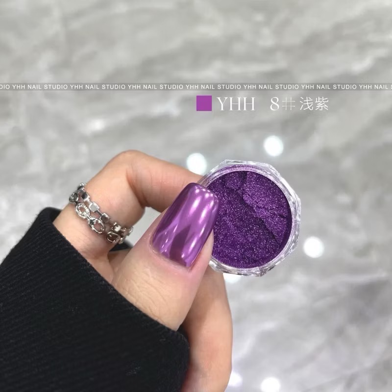 66-17 櫻禾 YHH 彩色鏡面粉 絲綢粉 魔鏡粉 鏡面粉-細節圖3