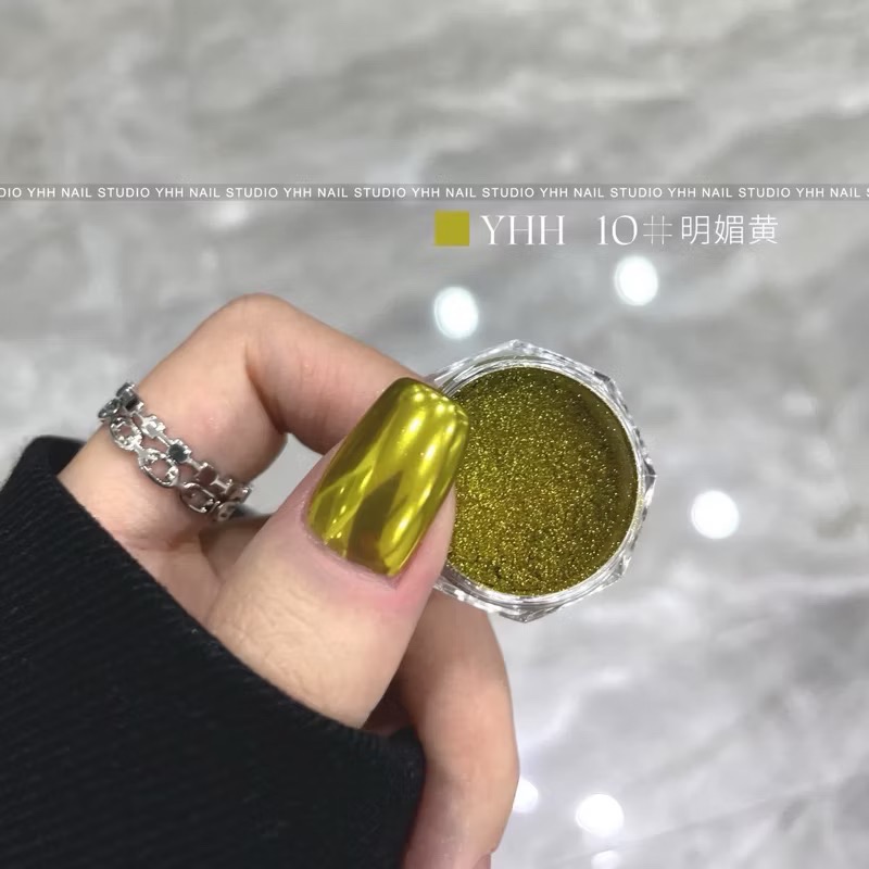 66-17 櫻禾 YHH 彩色鏡面粉 絲綢粉 魔鏡粉 鏡面粉-細節圖5