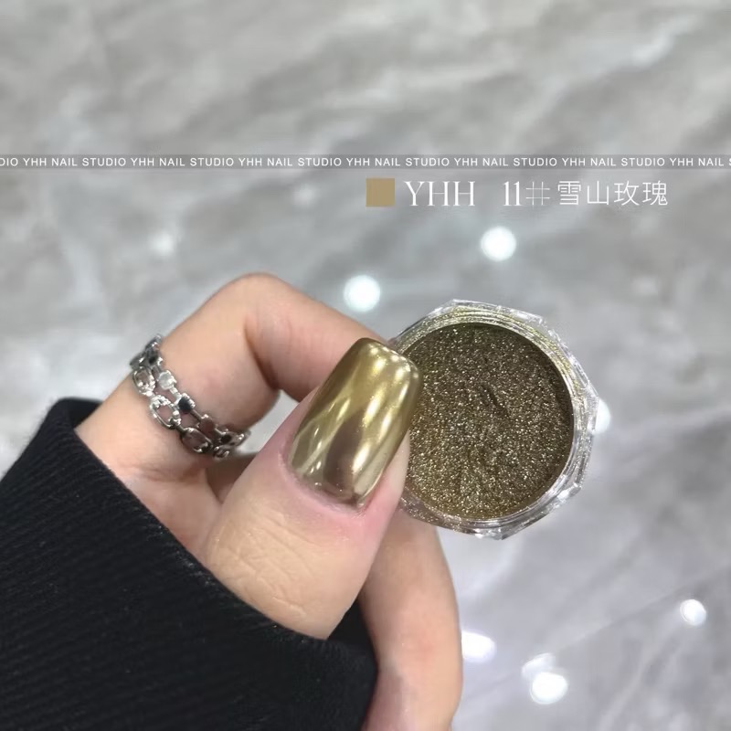 66-17 櫻禾 YHH 彩色鏡面粉 絲綢粉 魔鏡粉 鏡面粉-細節圖6