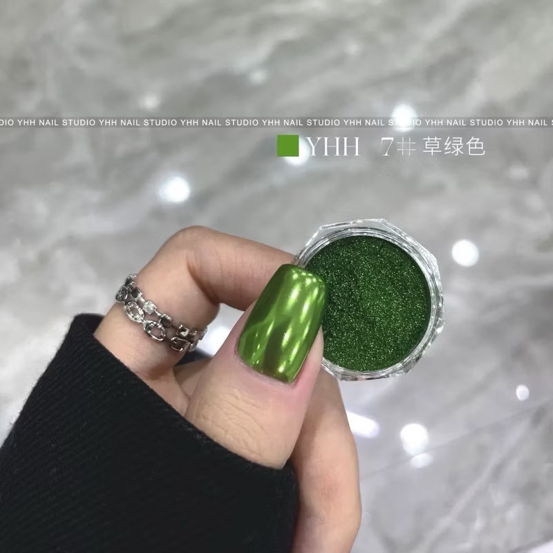66-17 櫻禾 YHH 彩色鏡面粉 絲綢粉 魔鏡粉 鏡面粉-細節圖7