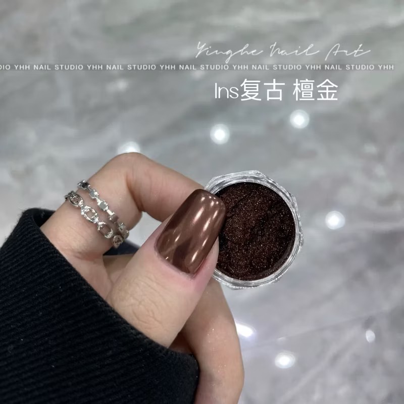 66-17 櫻禾 YHH 彩色鏡面粉 絲綢粉 魔鏡粉 鏡面粉-細節圖10