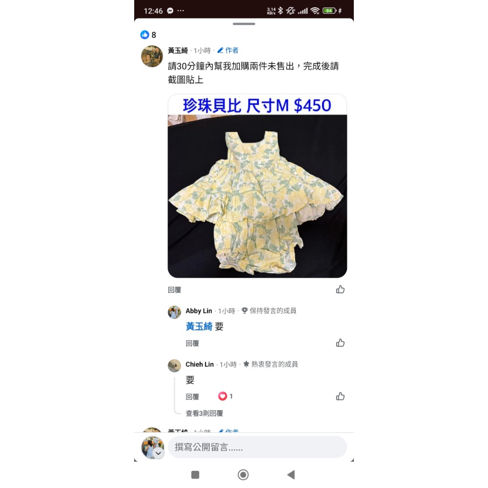 自給編 黃玉綺共七件-細節圖4