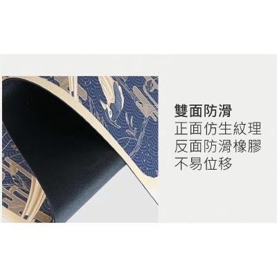 ★臺灣現貨★30x40cm 藍色中國風 珪藻土 隔熱墊 瀝水墊 吸水墊 杯墊 餐墊 水杯墊 軟墊 廚房檯面墊 (588)-細節圖2