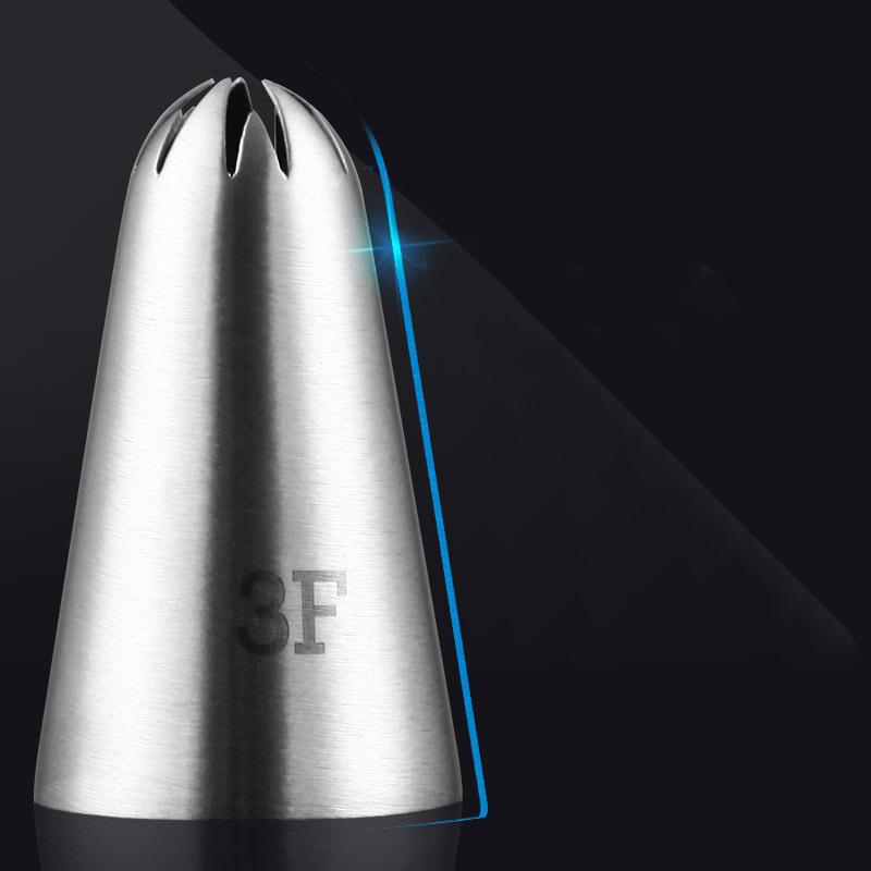 【現貨】🍊小號304不鏽鋼尖頭泡芙 無縫 泡芙裱花嘴  曲奇餅乾裱花嘴  馬林糖 奶油蛋糕裱花嘴 烘焙 擠花嘴-細節圖2