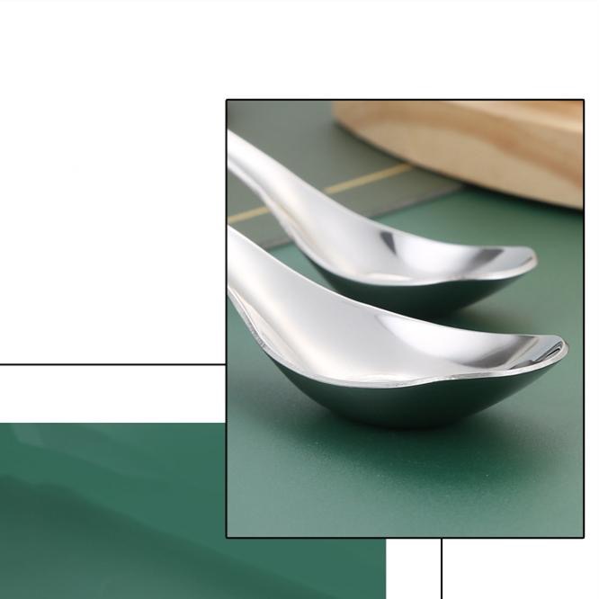 【現貨】🍊304不鏽鋼湯匙 餐具加深湯匙 元寶湯勺 喝湯 長柄勺子-細節圖7