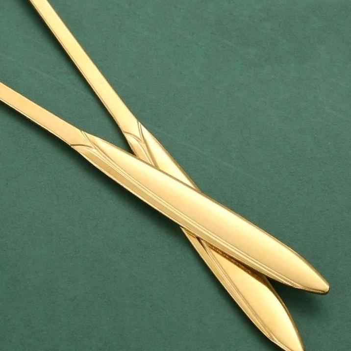 【台灣出貨】🍊 不鏽鋼湯匙 金色銀色 玫瑰花 櫻花攪拌 奶茶 咖啡攪拌 點心 湯匙 勺子-細節圖4