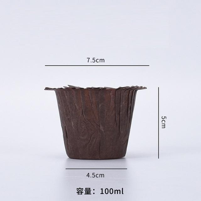 【現貨】🍊50入耐高溫防油草帽杯 禮帽杯翻邊紙杯 馬芬杯 麥芬杯 杯子蛋糕烘焙-細節圖6