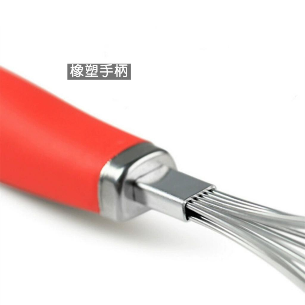 【新品特價】🍊12吋304不銹鋼打蛋器 防滑 手動攪拌器 厨房工具 烘焙-細節圖6