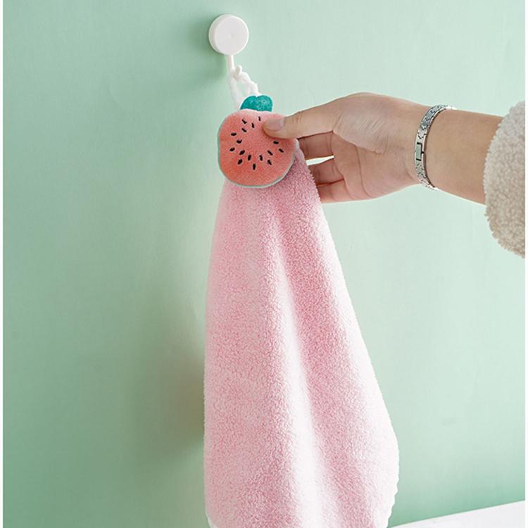 【現貨】🍊可愛卡通 珊瑚絨不掉毛 吸水 擦手巾 毛巾 廚房抹布-細節圖5