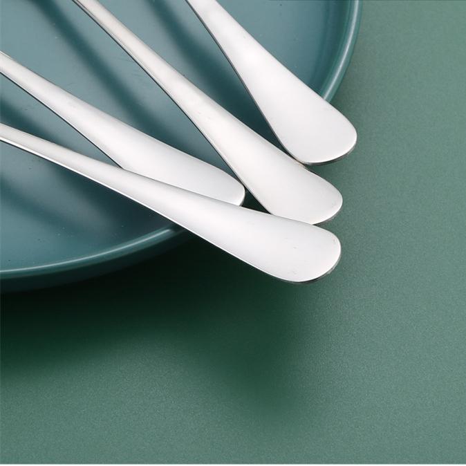 【現貨】🍊304不鏽鋼湯匙 餐具 湯匙 叉子 勺子 沙拉叉 長柄湯勺 吃飯 便當-細節圖6