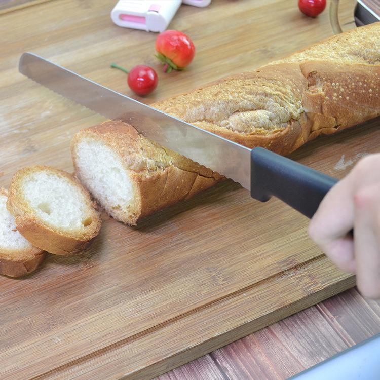 【現貨】新品促銷 🍊10吋 麵包刀 蛋糕刀 鋸齒刀 塑料柄 烘焙用品-細節圖3