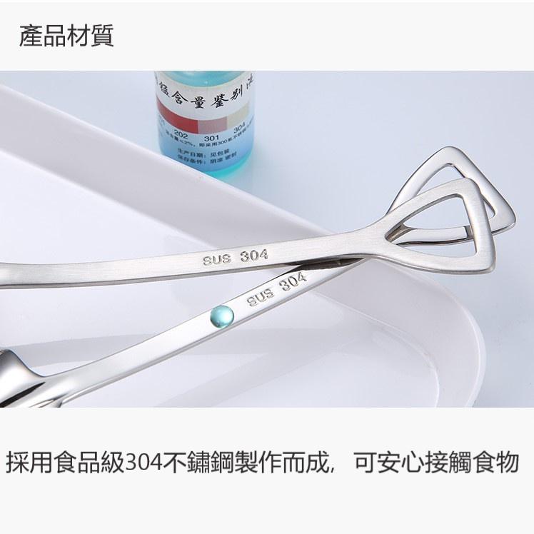 【台灣出貨】🍊創意304不鏽鋼湯匙 餐具鐵鍬 湯匙 湯勺 鏟子 鐵鍬 小勺子 吃西瓜 甜點 吃布丁-細節圖4