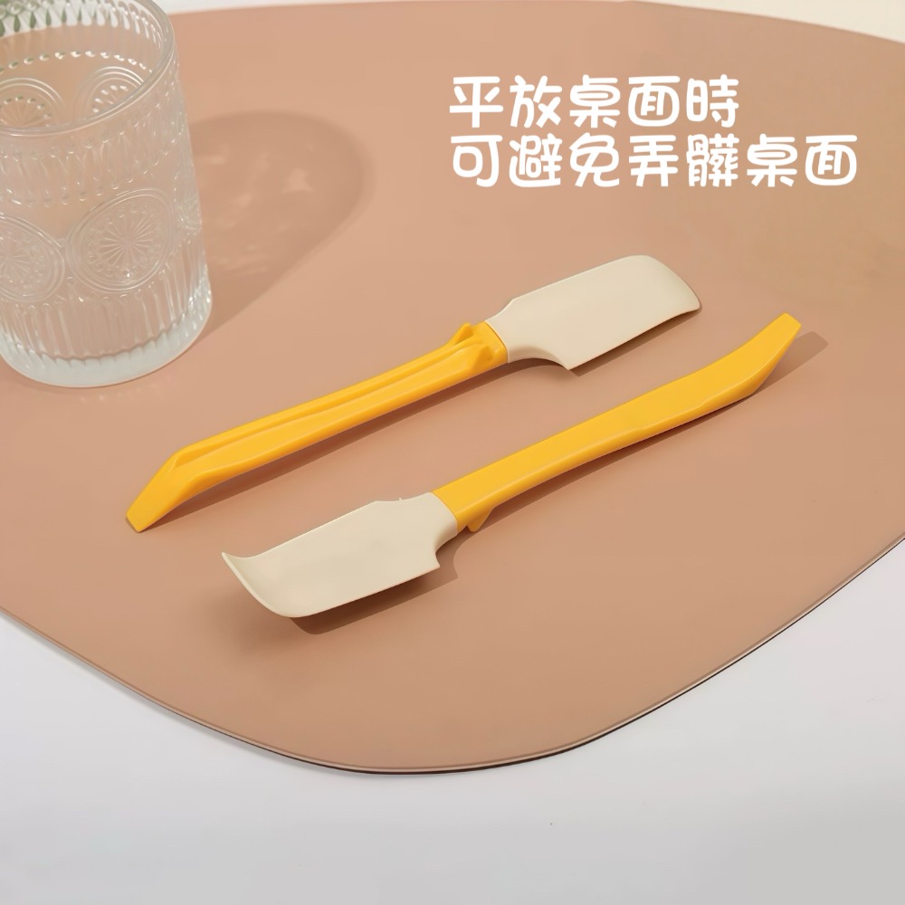 【附發票】🍊雙頭多功能矽膠刮刀易開罐 果醬 奶油抹刀 可拆卸 軟刮刀耐熱-細節圖6
