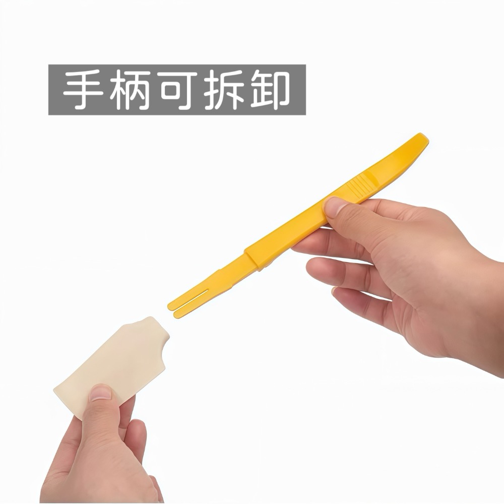 【附發票】🍊雙頭多功能矽膠刮刀易開罐 果醬 奶油抹刀 可拆卸 軟刮刀耐熱-細節圖7