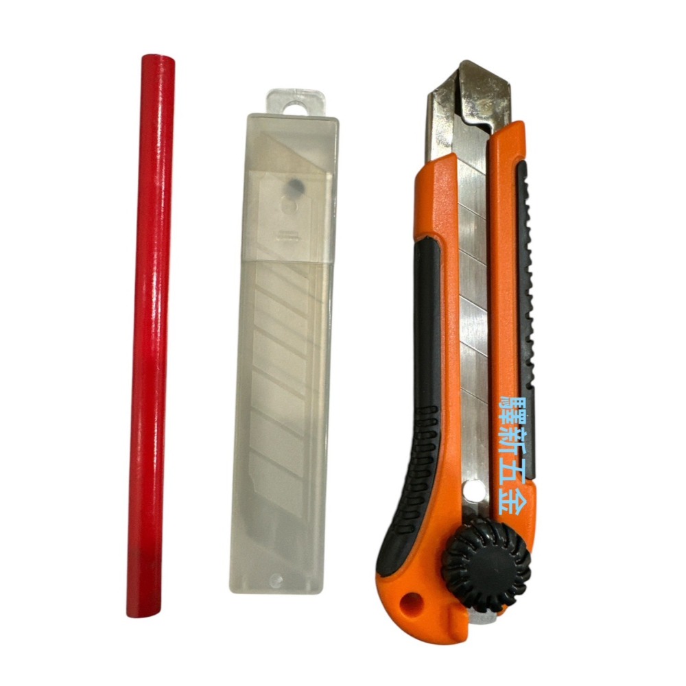 *含稅《驛新五金》職人旋鈕式美工刀-附美工刀片+筆芯 扭轉式美工刀 鋒利好割-細節圖2