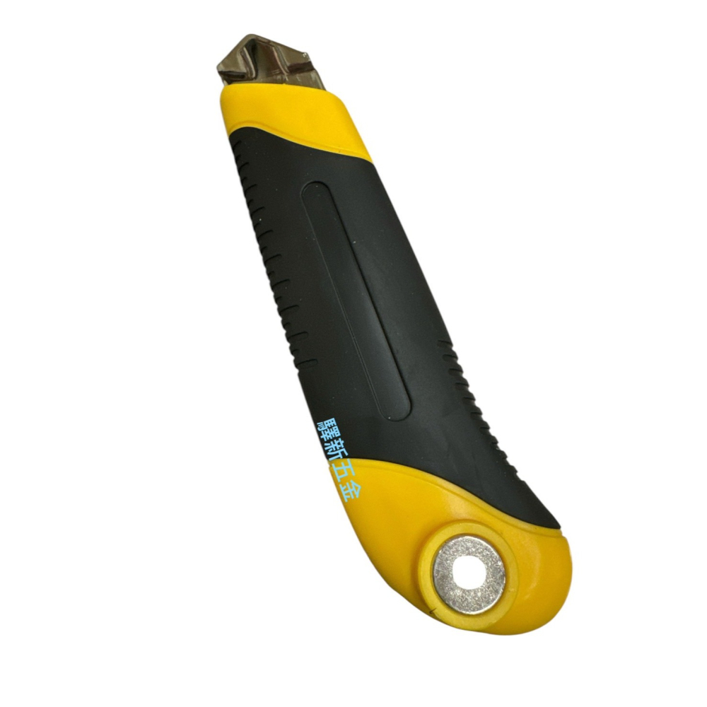 *含稅《驛新五金》寬型美工刀 25mm 鎖式 防滑手柄附磁 強力磁鐵 台灣製-細節圖4