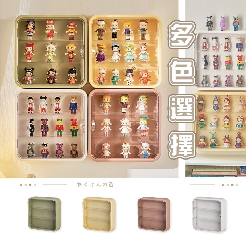 壁掛公仔展示盒【免鑽孔】台灣出貨快 公仔收納盒 公仔盒 盲盒展示盒 公仔展示櫃 展示櫃 壓克力展示盒  透明收納盒-細節圖4