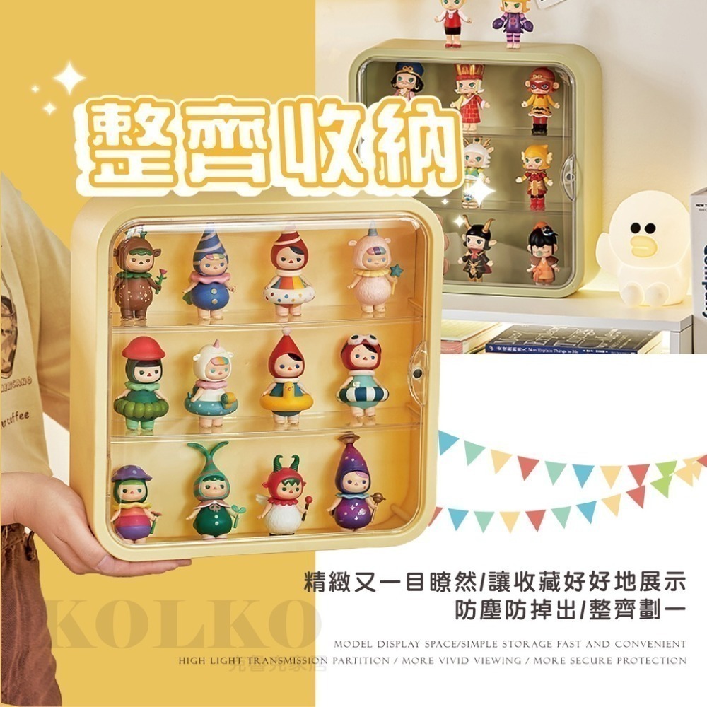 壁掛公仔展示盒【免鑽孔】台灣出貨快 公仔收納盒 公仔盒 盲盒展示盒 公仔展示櫃 展示櫃 壓克力展示盒  透明收納盒-細節圖5