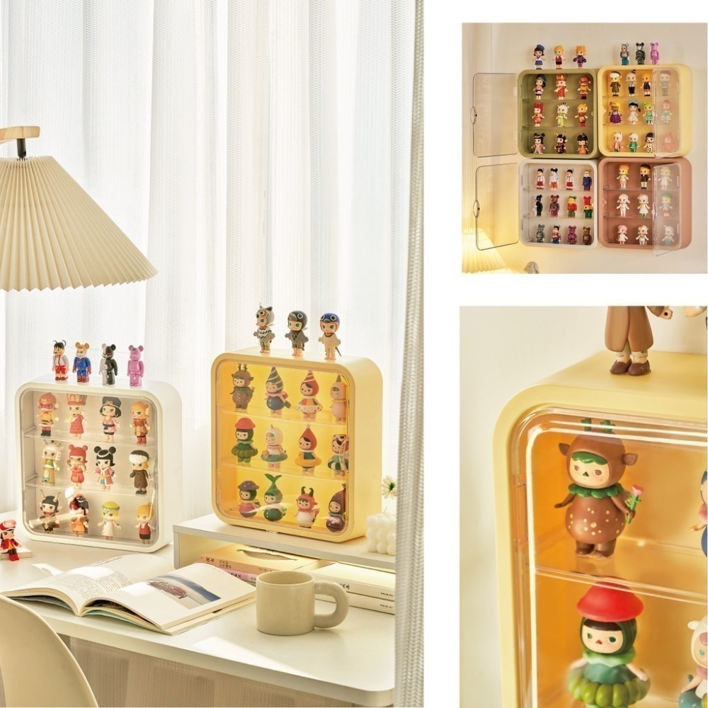 壁掛公仔展示盒【免鑽孔】台灣出貨快 公仔收納盒 公仔盒 盲盒展示盒 公仔展示櫃 展示櫃 壓克力展示盒  透明收納盒-細節圖8