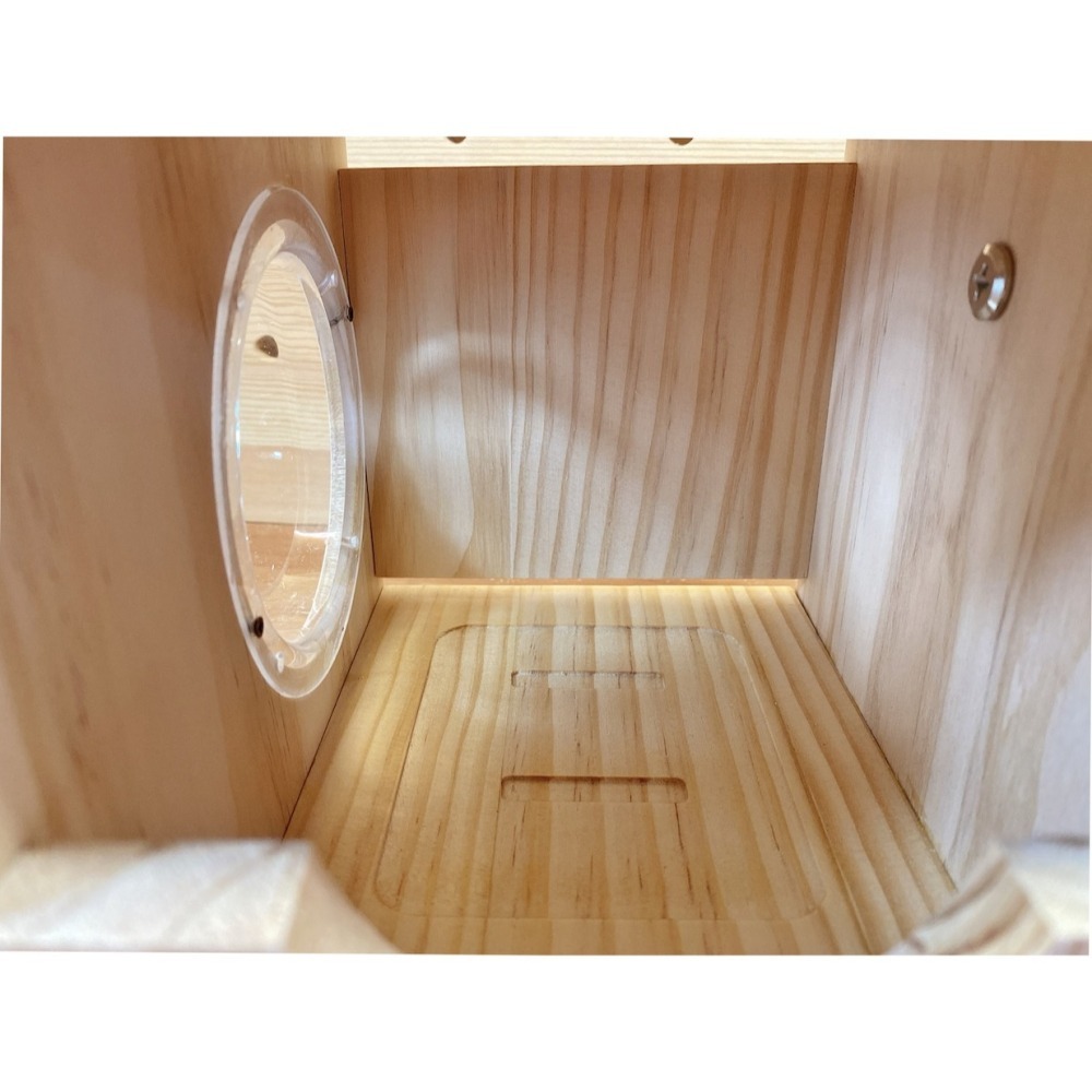 MY PET BIRD  太空艙鸚鵡小木屋 /鳥窩/鳥巢/巢箱W459-細節圖2