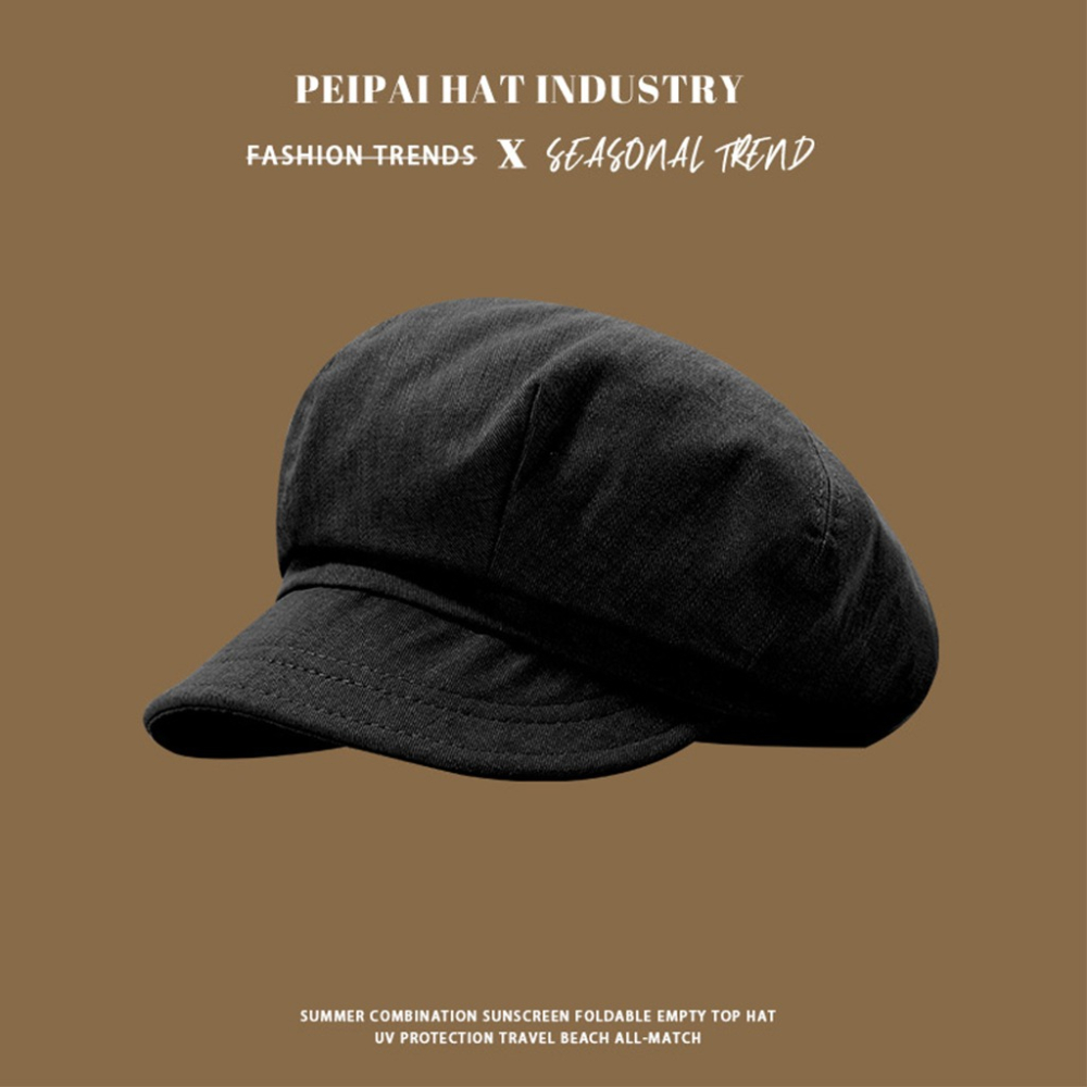 【質感復古報童帽 可調整 棉麻透氣】素面報童帽 報童帽 八角帽 貝雷帽 童軍帽 畫家帽 帽子 可調整帽子 尚未有評價 0-細節圖7