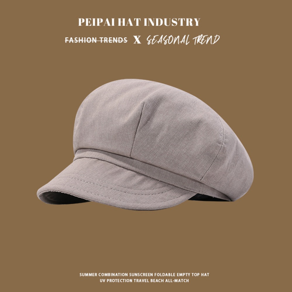 【質感復古報童帽 可調整 棉麻透氣】素面報童帽 報童帽 八角帽 貝雷帽 童軍帽 畫家帽 帽子 可調整帽子 尚未有評價 0-規格圖9