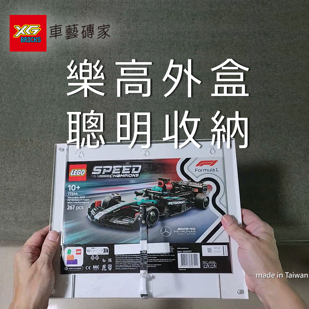 樂高F1賽車展示板-適用樂高LEGO77242樂高LEGO77243樂高LEGO77244樂高F1極速賽車2025系列-細節圖2