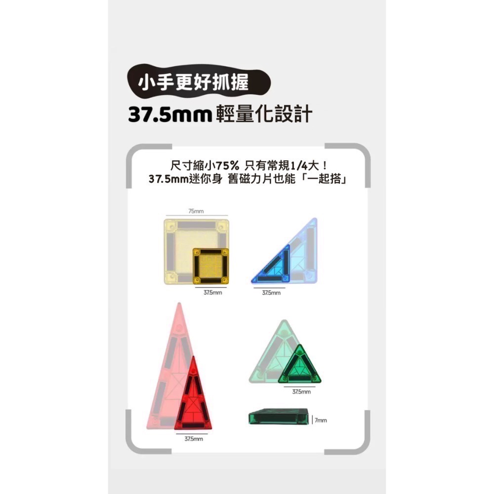 現貨+預購｜迷你磁力片（56片）-細節圖8