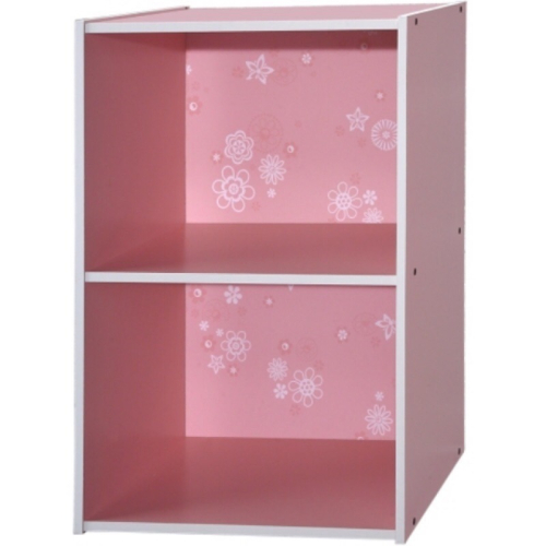 二格空櫃(粉色)（比蝦蝦優惠） 收納箱 衣物櫃 儲藏櫃 玩具箱 雜物櫃 二層