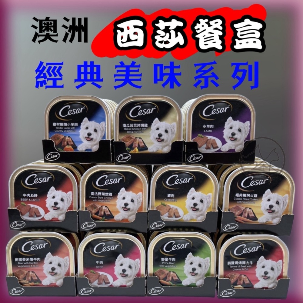 ★JIA★現貨(12種口味) 新鮮貨 Cesar西莎 餐盒 西莎 狗 罐頭 餐罐-細節圖2